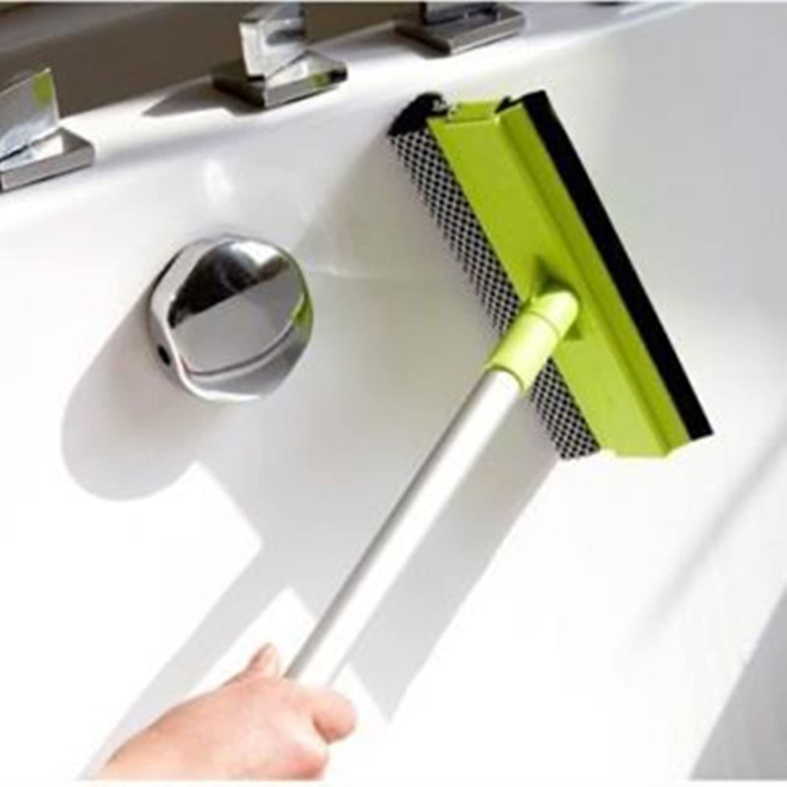 Rasquetas para Ducha, Escobillas de Ducha for Ventana, Vidrio, baño, Limpieza Coche, Cepillo Limpiador Verde, 36x20cm