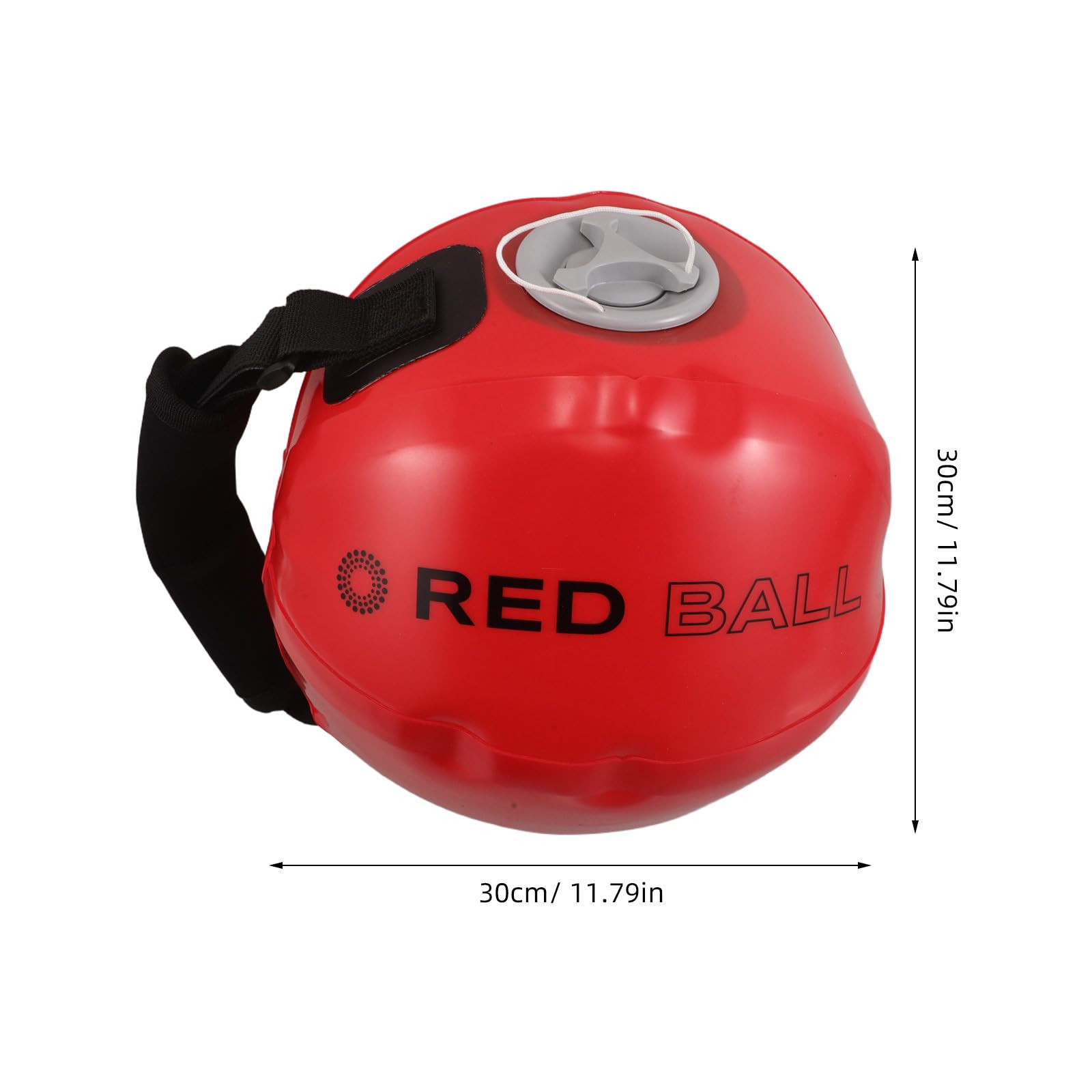 Worek z piaskiem na ciężarki wodne – przenośny odważnik kettlebell z uchwytem 11,8" x 11,8" – domowy worek z piaskiem do ćwiczeń siłowych na odważniki kettlebell – łatwy do
