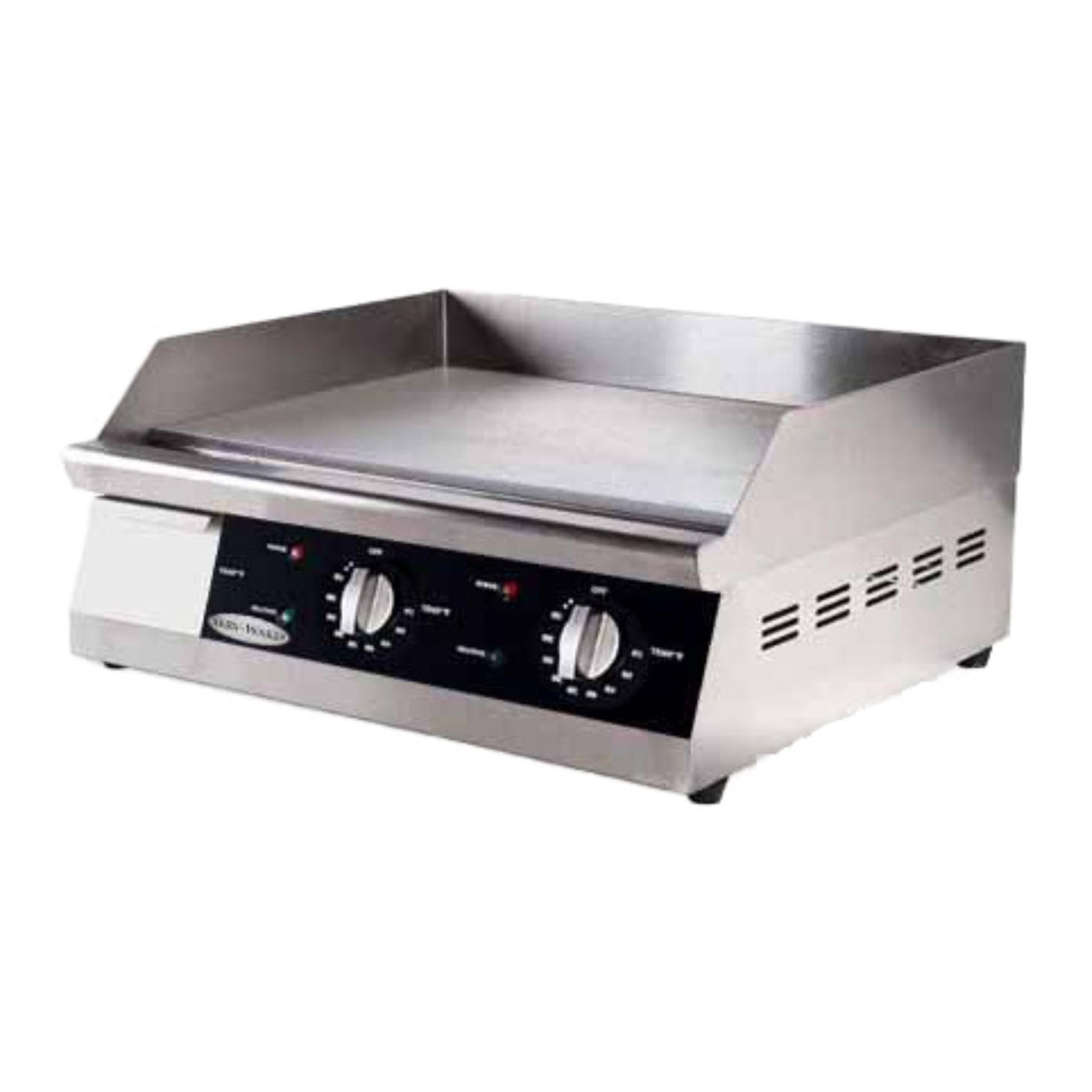 Serv-Ware ETG-24 Commercial Electric Countertop Griddle, Flat Top Grill with 24