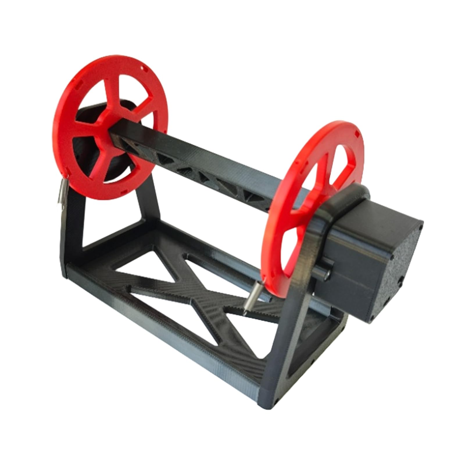 Rotes rotierendes Angelköder-Trocknungssystem mit USB-Aufladung, Angelköder Epoxidharz rotierender Trockenständer, gleichmäßiger Mantel für Angelköder nach dem Lackieren, Angelköder Werkzeug