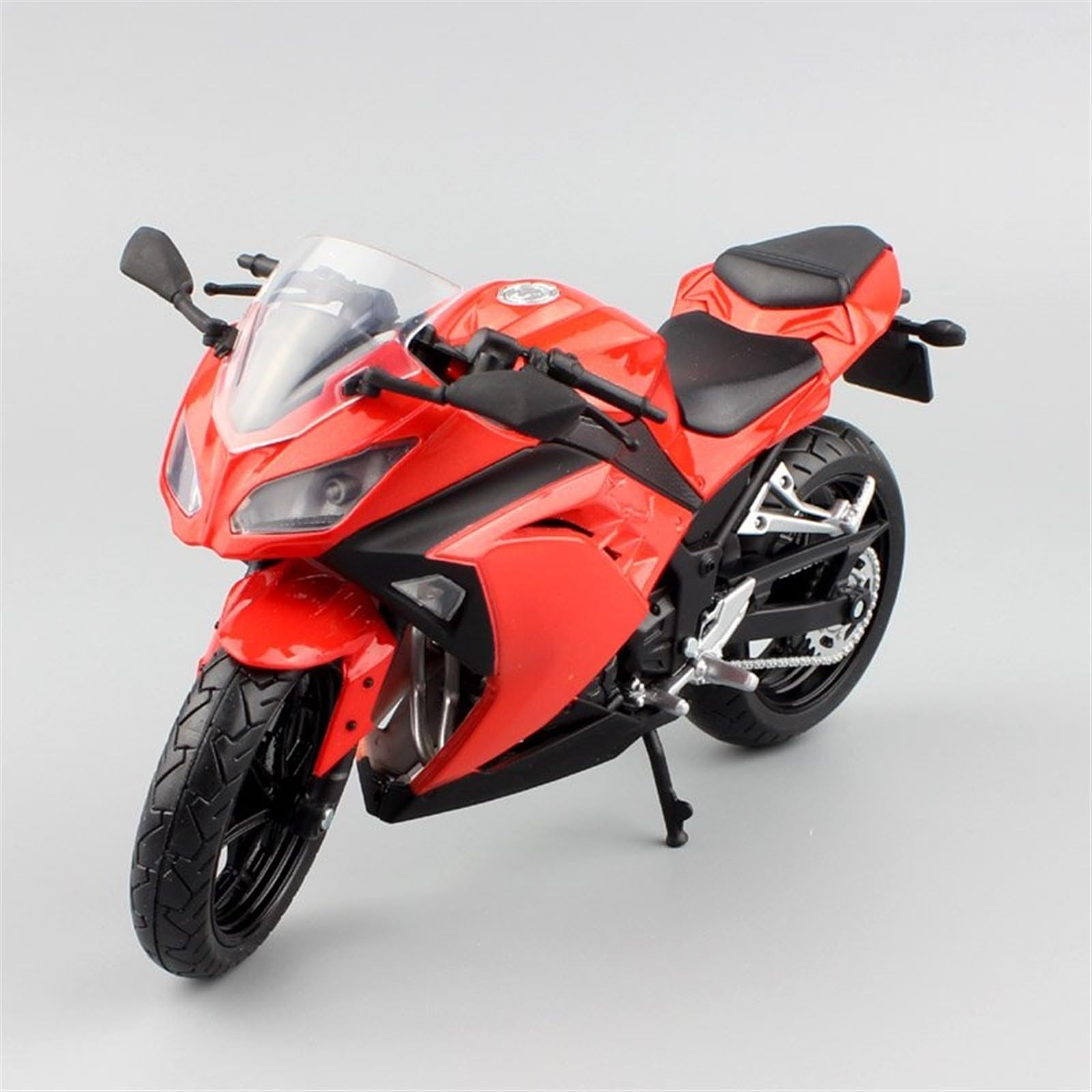 Modello 1:12 Per Kawasaki Ninja250R 2013 Modello Di Moto Simulazione Auto Giocattolo In Lega(Orange)