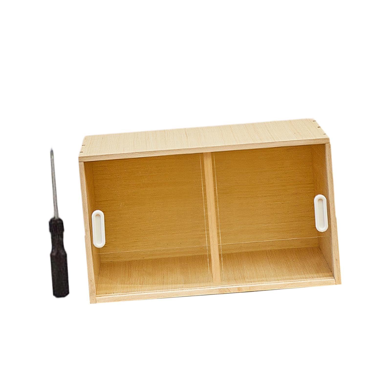 Caja de Cría de, Nido Versátil Y Jaula para Hámster, Criadero Y Conejera para Animales Pequeños de Madera, Apilable Y Ligera para Codornices, 50cm