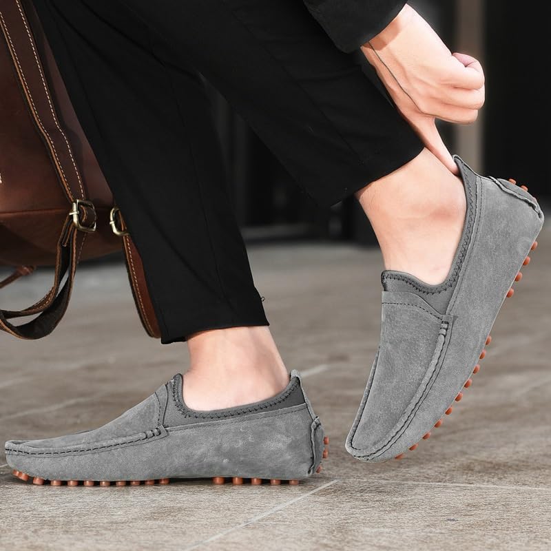 Shoes Men's Personalized Patchwork Slip-on Loafers Comfortable Flat-Heeled Soft-Soled Oxford Shoes Men Versatile Casual Shoes for Driving Business3