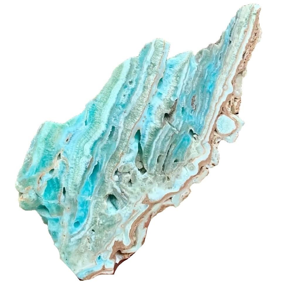 HUFFA Natural Crystal Hetero-Polar Ore Slice - Unique Decorative Specimen for Home and Office(80-180g)