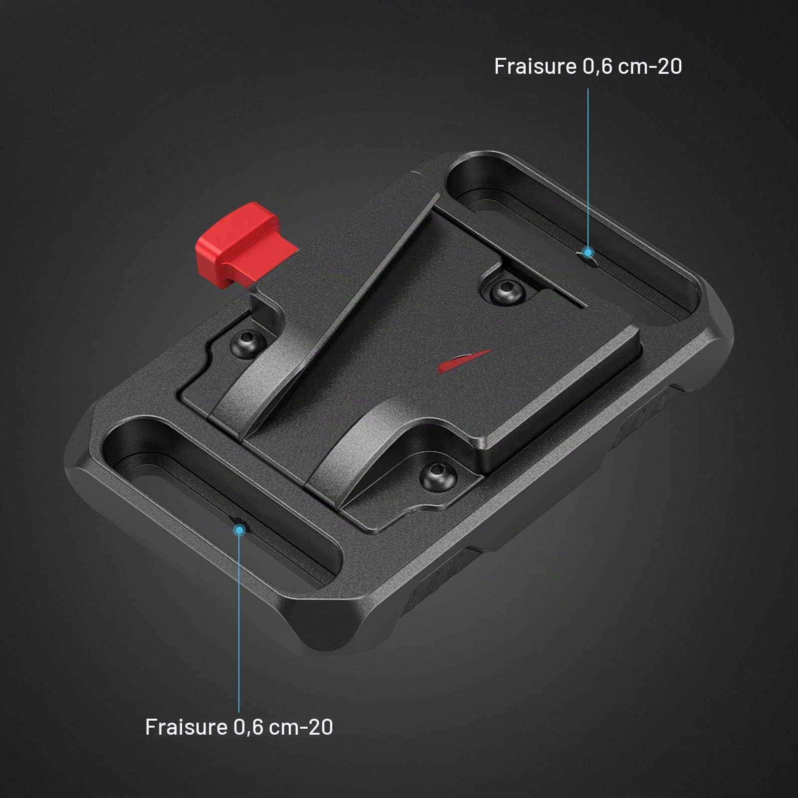 SMALLRIG Mini V Mount Battery Plate avec Clip de Ceinture - 2990