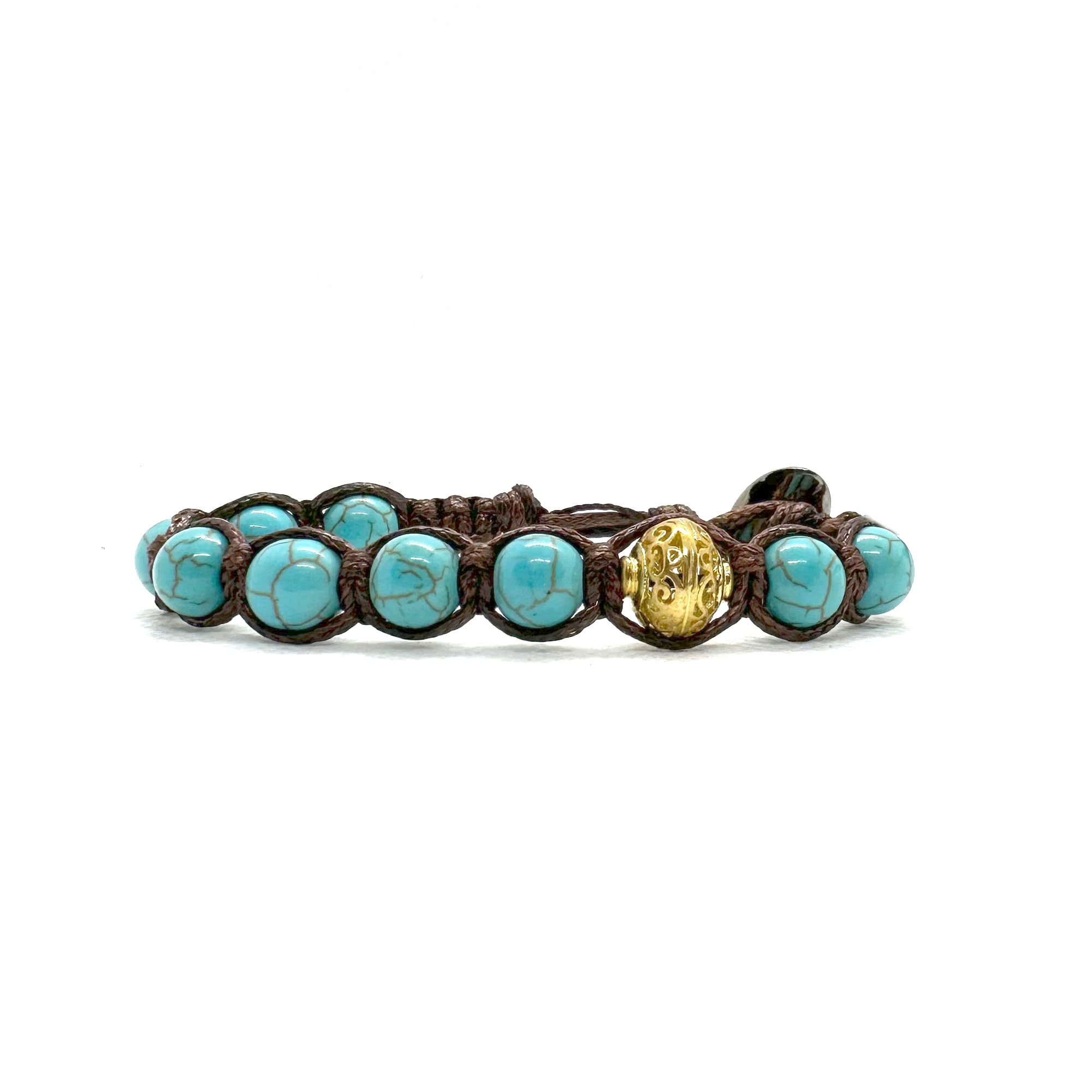 Samsara Kids Bracciale Tibetano Buddista per Bambino/Bambina – Shamballa con Pietre Naturali Vere, Fatto a Mano
