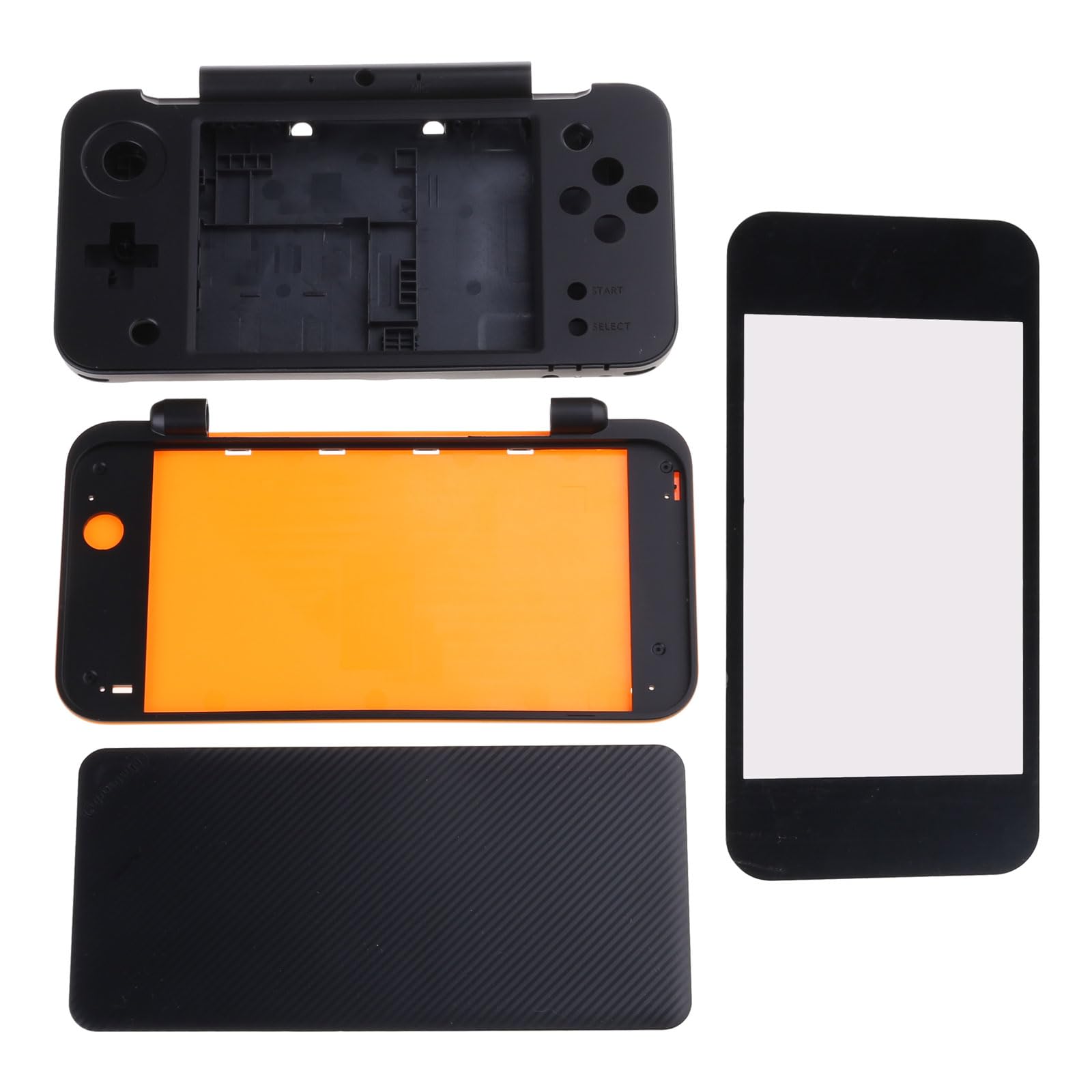 MEIBAOGE Upper Housing Case Backplate Shell 4 Color Replacement,Repair for NS New 2DS XL LL Game Console Housing