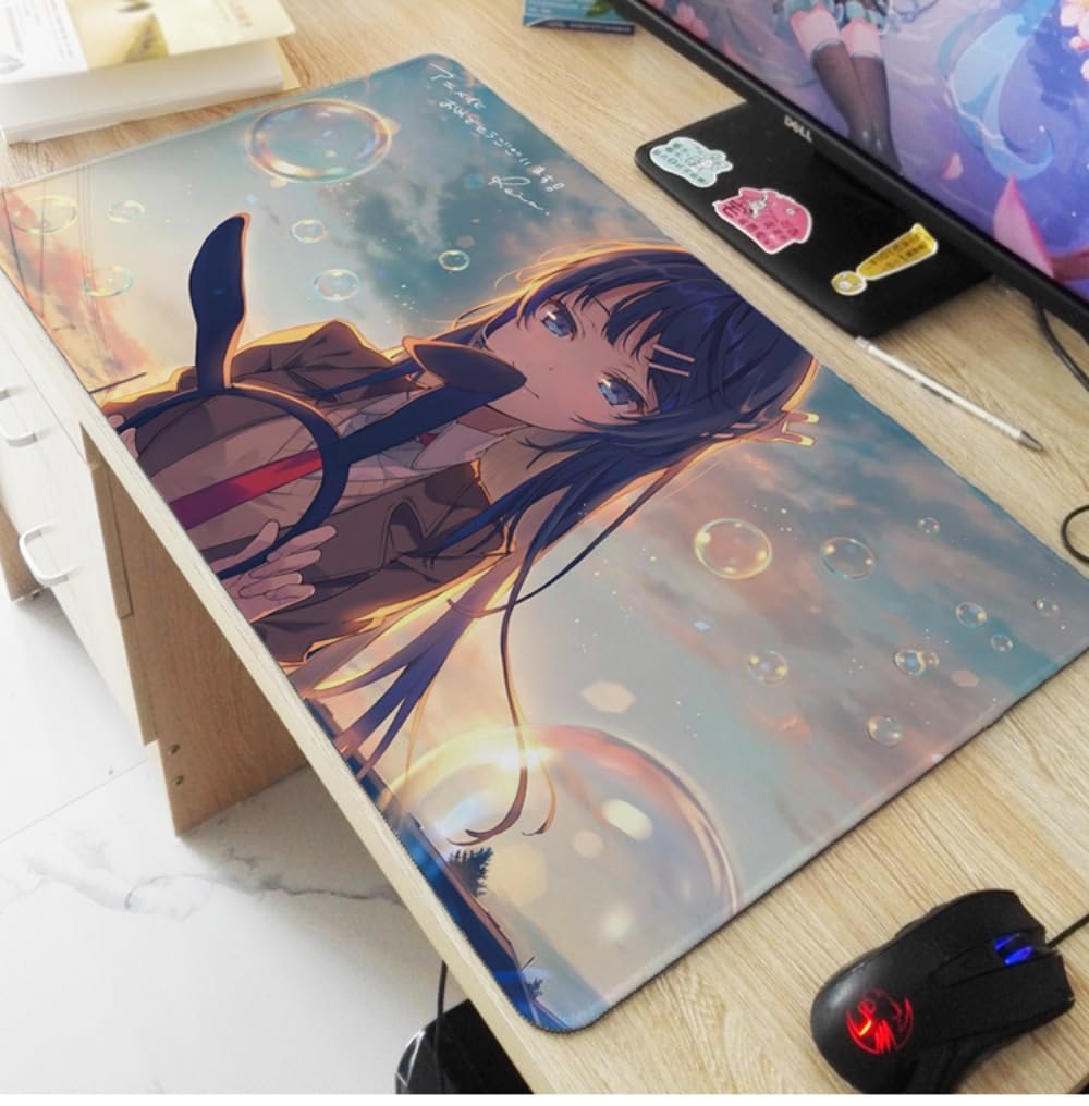 Amazon.co.jp：桜島麻衣マウスパッドアニメ二次元青春豚頭少年特大