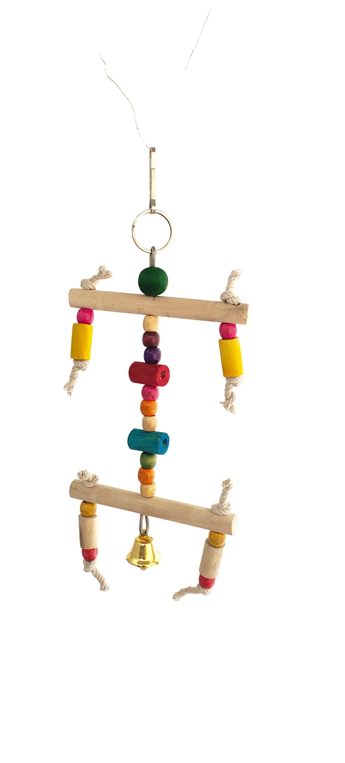 KSK Bird Swing Natural Wooden Cage Hammock, Bird Toy Parrot cage perches Cages Cockatiel Conure caiques Parakeets Budgie parrotlet Swings Perch (B08WLDDVFC) Amazon Price History, Amazon Price Tracker