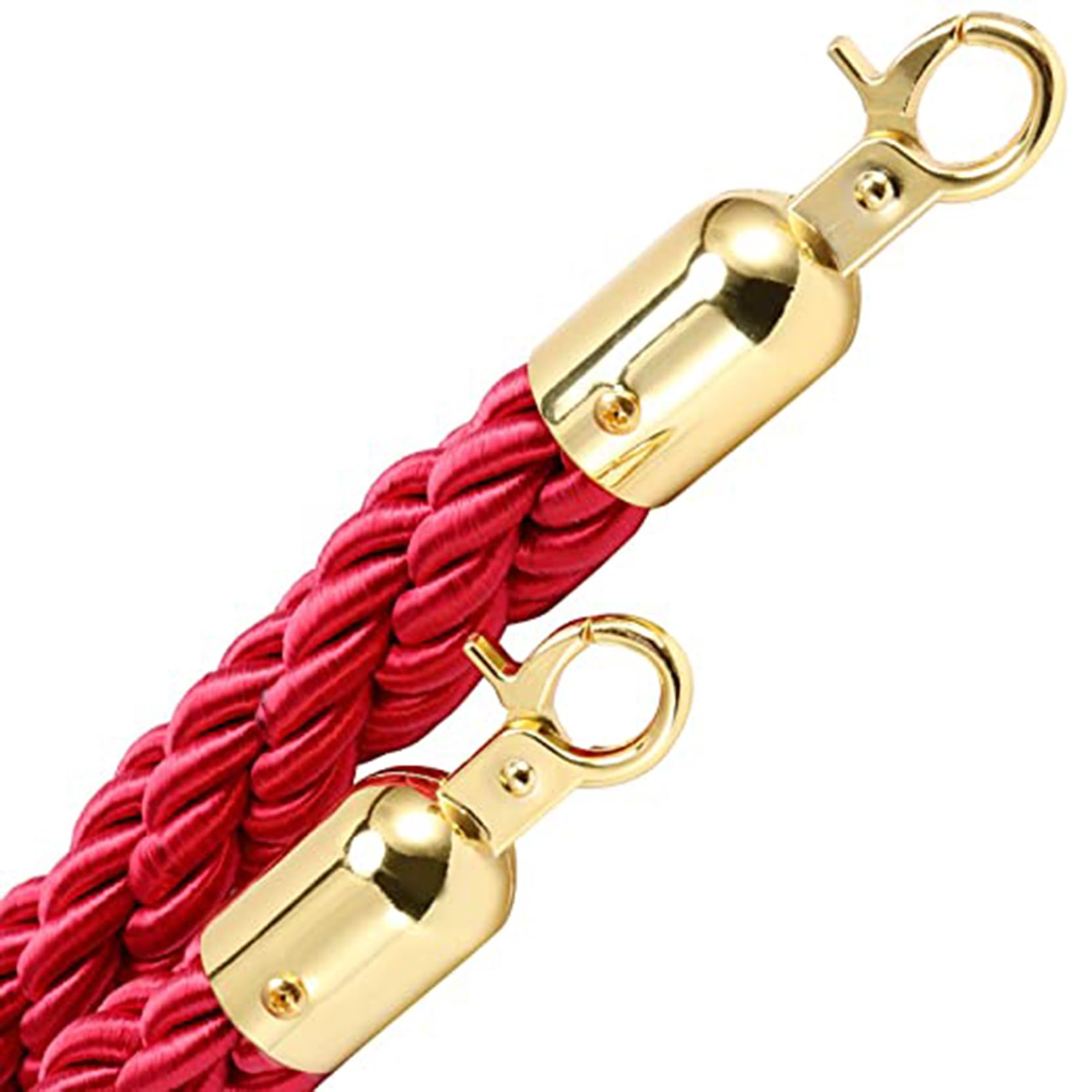 Cordone Intrecciato Rosso 1.5M Per Controllo Folla - Per Hotel, Club, Eventi E Banche - Foto 9