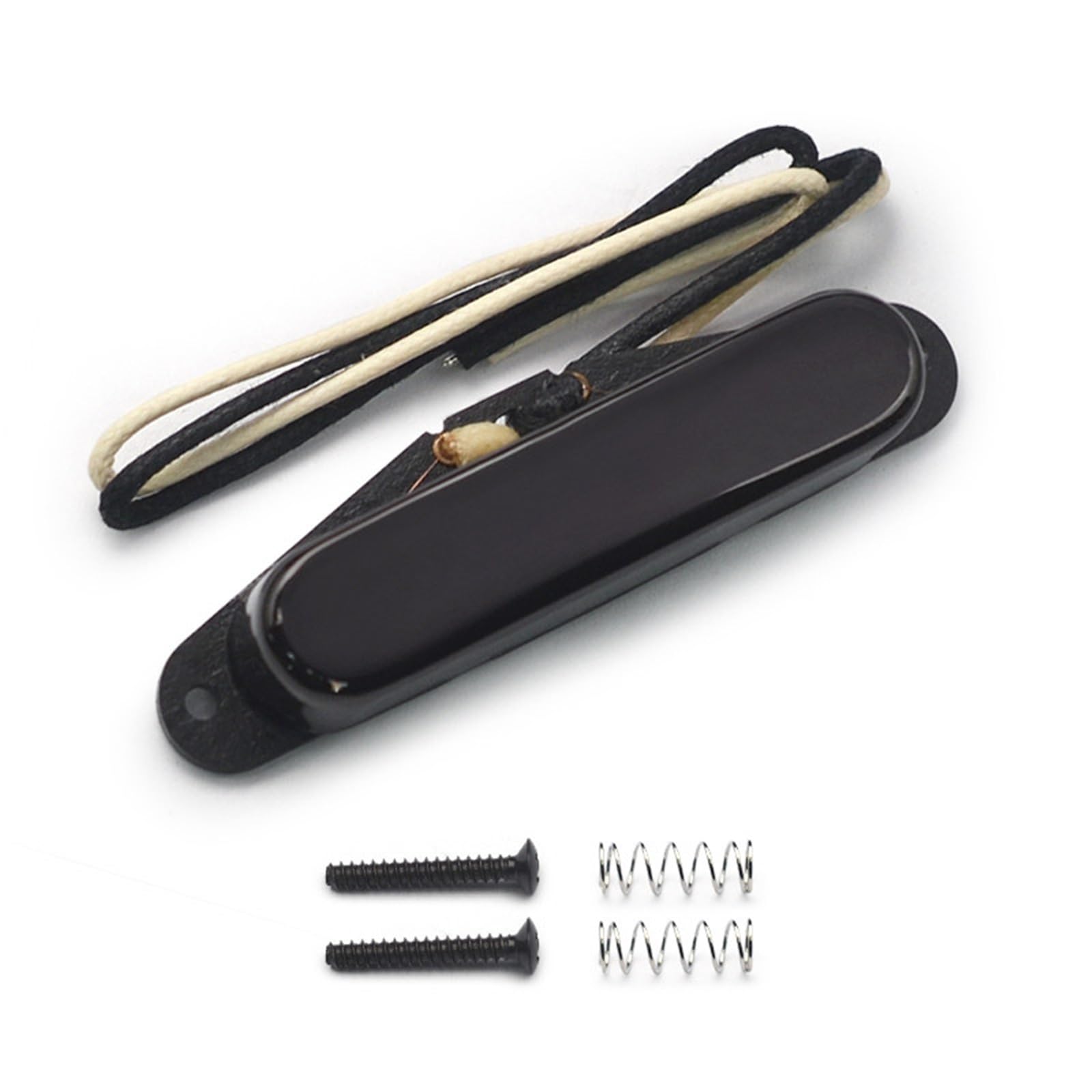 Przetwornik Do Gitary Elektrycznej Pickup Do Gryfu Gitary Elektrycznej | Miniaturowy przetwornik z pojedynczą cewką z magnesem TL AlNiCo(Black)