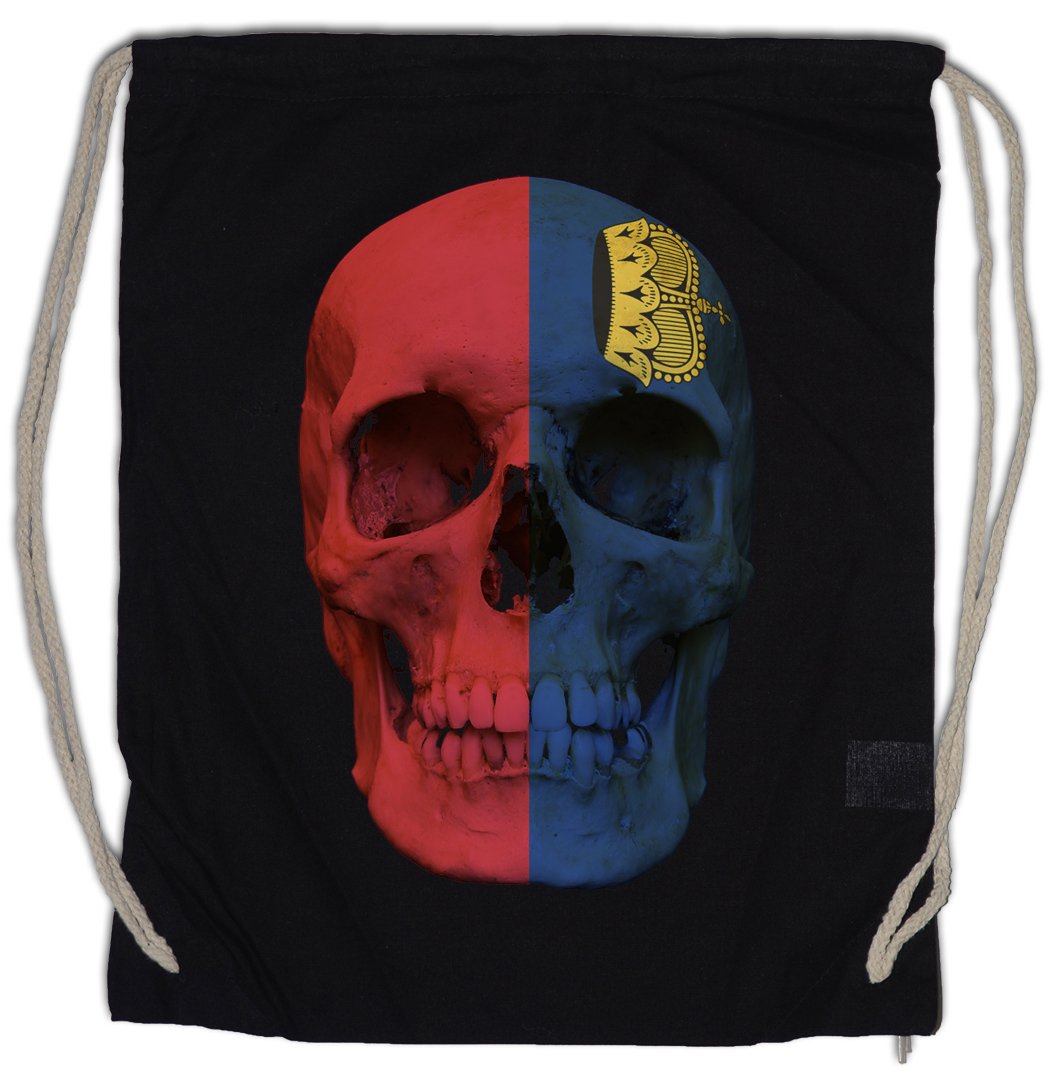 Urban Backwoods Classic Argentina Skull Flag Bolsa De Cuerdas Con Cordón Gimnasio