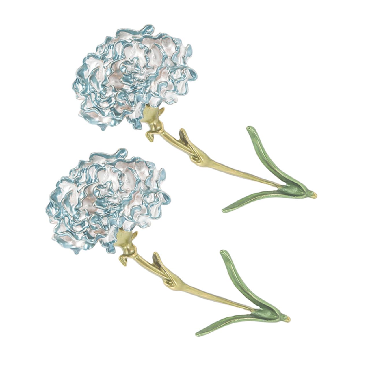 Broches Elegantes de peonías para Mujer, Reino Unido, Clavel, Solapa, Adhesivo, Sujetador, cárdigan, Clips, Chal, Esmalte.