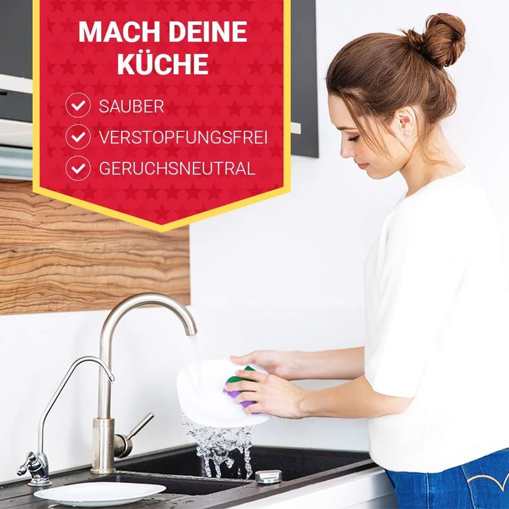 Aquade Siebkorbventil 114mm - Siebkorb Spüle - Siphon Spüle - Sifon Spüle Set Für Küche - Spülbecken Abfluss - Modell: Bowdenzug + Abtropfüberlauf