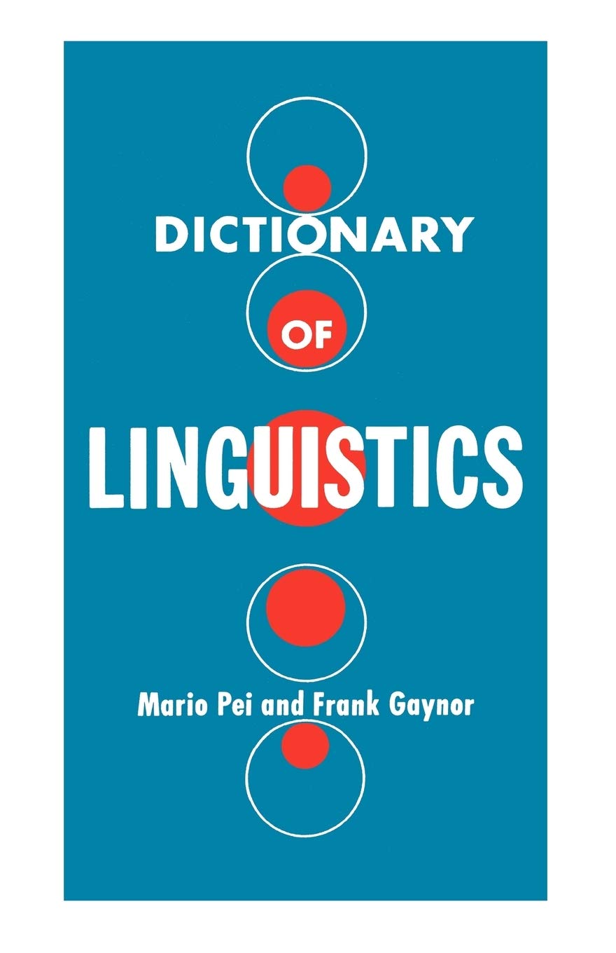 Buy Dictionary of Linguistics — BookShops.in