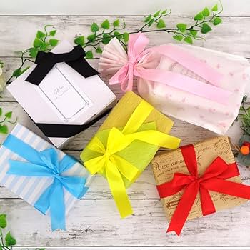 Amazon | YONEOKA RIBBON カラーリボン 24mm幅×30m巻 (レッド