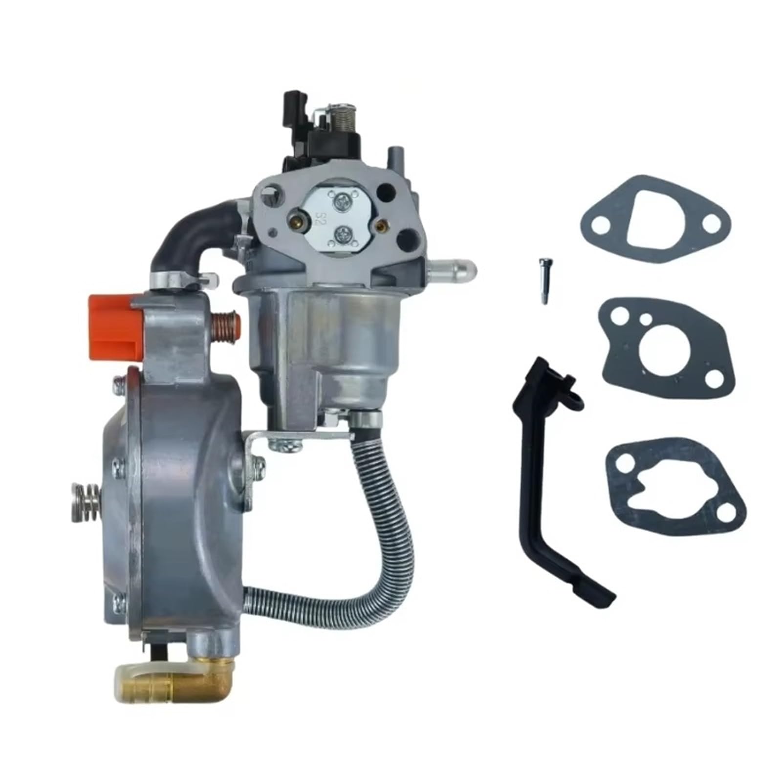 Carburador Kit Estranguladores Manuales Para Generador GX200 170F De 2,8 KW GX160 168F Carburador De Combustible Dual Kit De Conversión De GLP A NG