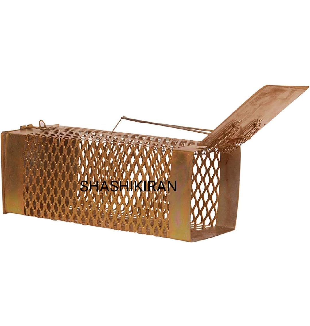 SHASHIKIRAN Rat Trap Cage, Rodent Control, Chuhaa Pinjra for Rat, Mouse and Mice Rat Catcher Cage Made with Metal for Home, Office etc (Multicolor) (B09Q1DHQVJ) Amazon Price History, Amazon Price Tracker