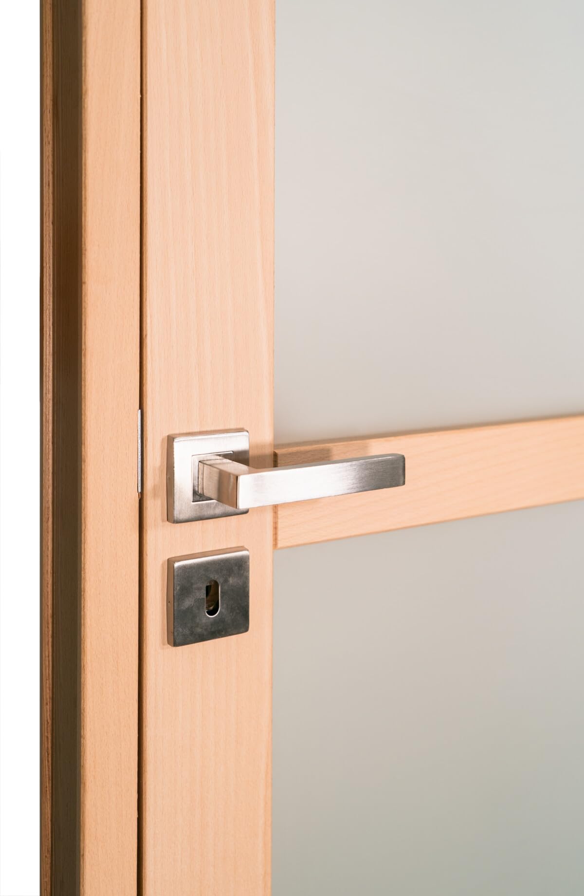 Bloc porte NOVA2 4 Vitrages bois hêtre 2040 x 730 droite