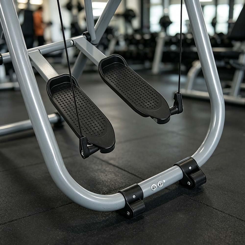 Składany orbitrek Air Walker, kompaktowa maszyna eliptyczna do domowej siłowni i biura, sprzęt cardio 2 w 1 do treningu całego ciała
