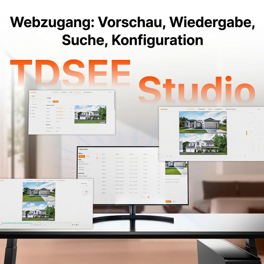 Tenda Kamera 5 MP + 5 MP do monitoringu zewnętrznego, rozpoznawanie sztucznej inteligencji, noktowizor 360°, dwukierunkowe audio, IP65 kamera WLAN Outdoor z alarmem w przypadku przekroczenia granicy