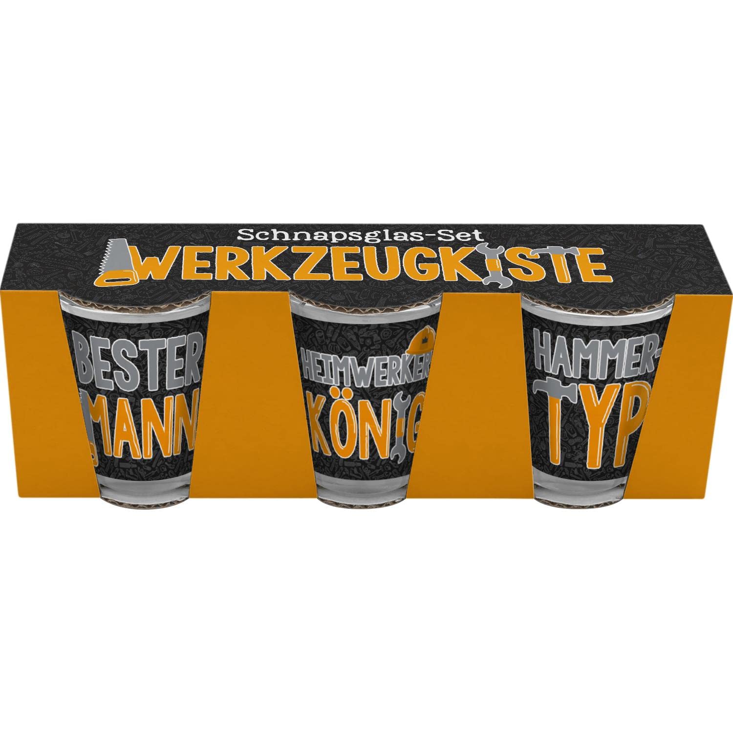 Sheepworld Bicchiere Da Liquore In Vetro Con Scritta Umoristica “Das Beste Alter” – Capacità 6 Cl