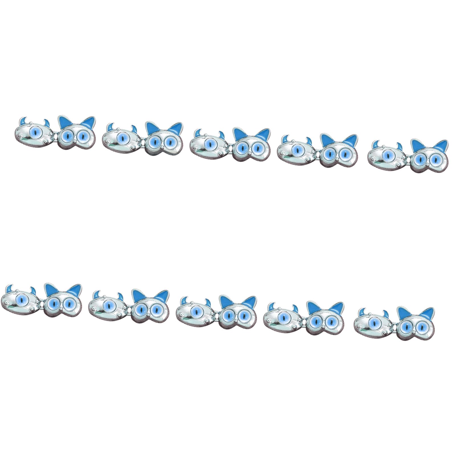 Kalttoy 10Pcs Cartoon Waist Tighteners Alloy Waist Cincher Buckles Clasps for Trousers Pants Jeans Jackets Clothing Project Fasteners