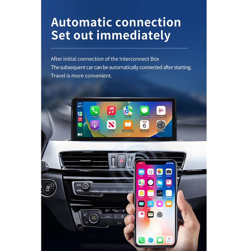 CarPlay bezprzewodowy adapter do VW CC 2016-2018, ulepszona konwersja przewodowa na bezprzewodowy adapter samochodowy Dongle, Plug & Play, automatyczne połączenie