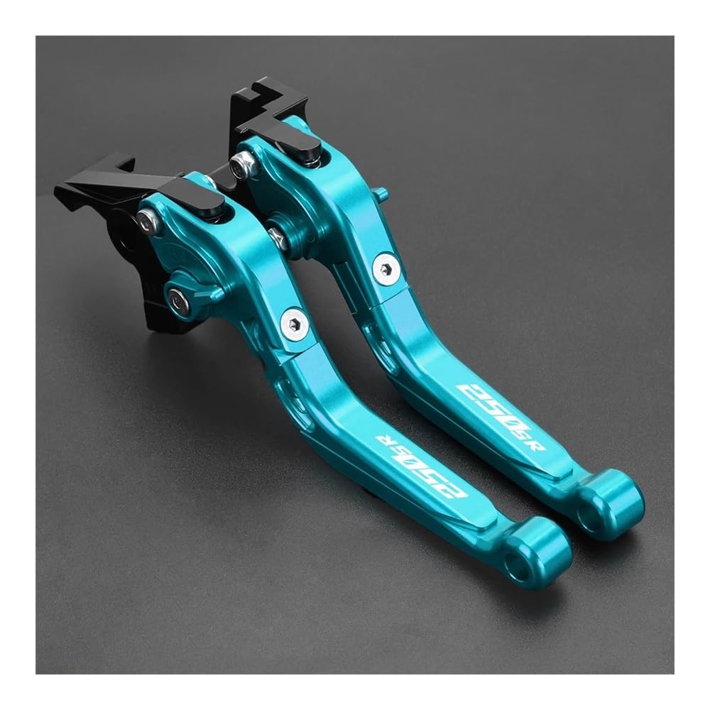 Gfjvcgjru Blue- Motorcycle Brake Clutch Levers Adjustable Folding Handlebar For Cf Moto 250Sr 250 Sr 2020 2021 2022 2023 Motorcycle Accessories Brake Clutch Levers