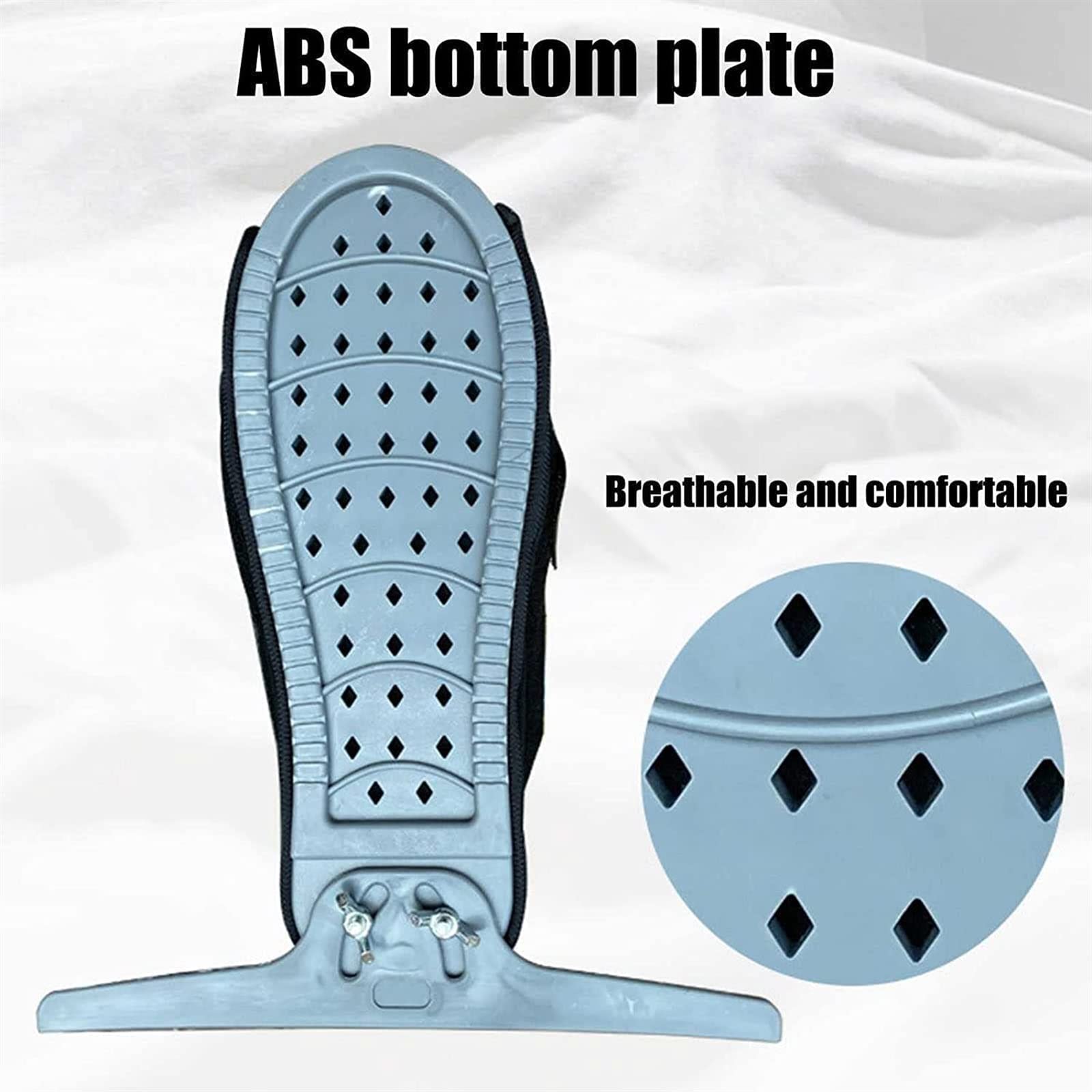 Bota para caminar, bota para fractura de pie roto, férula antirrotación para articulación del tobillo, órtesis fija para pie varo, estabilizador de pie, soporte de bota, tobillera para mujeres y hom