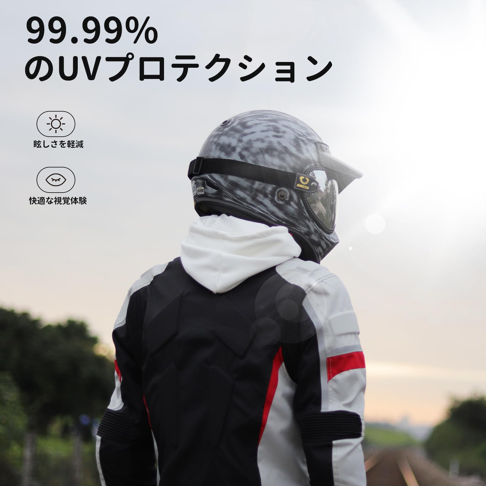 SHOEI バイザー、GOHANゴーグル付きDAMMTRAX ヘルメット Ｍ バイク用ゴーグル】GOHANレビュー｜EX-ZEROヘルメットに装着して検証