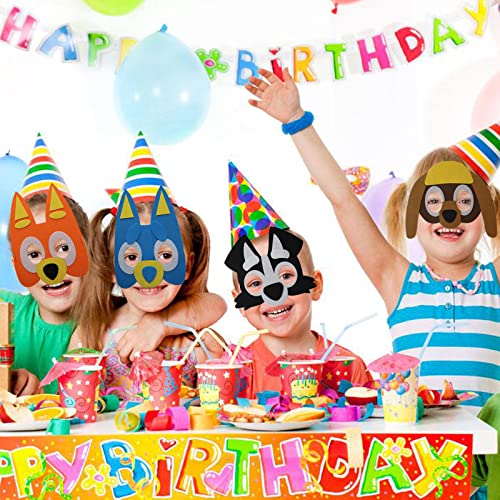 Puppy Theme Party Mask Set