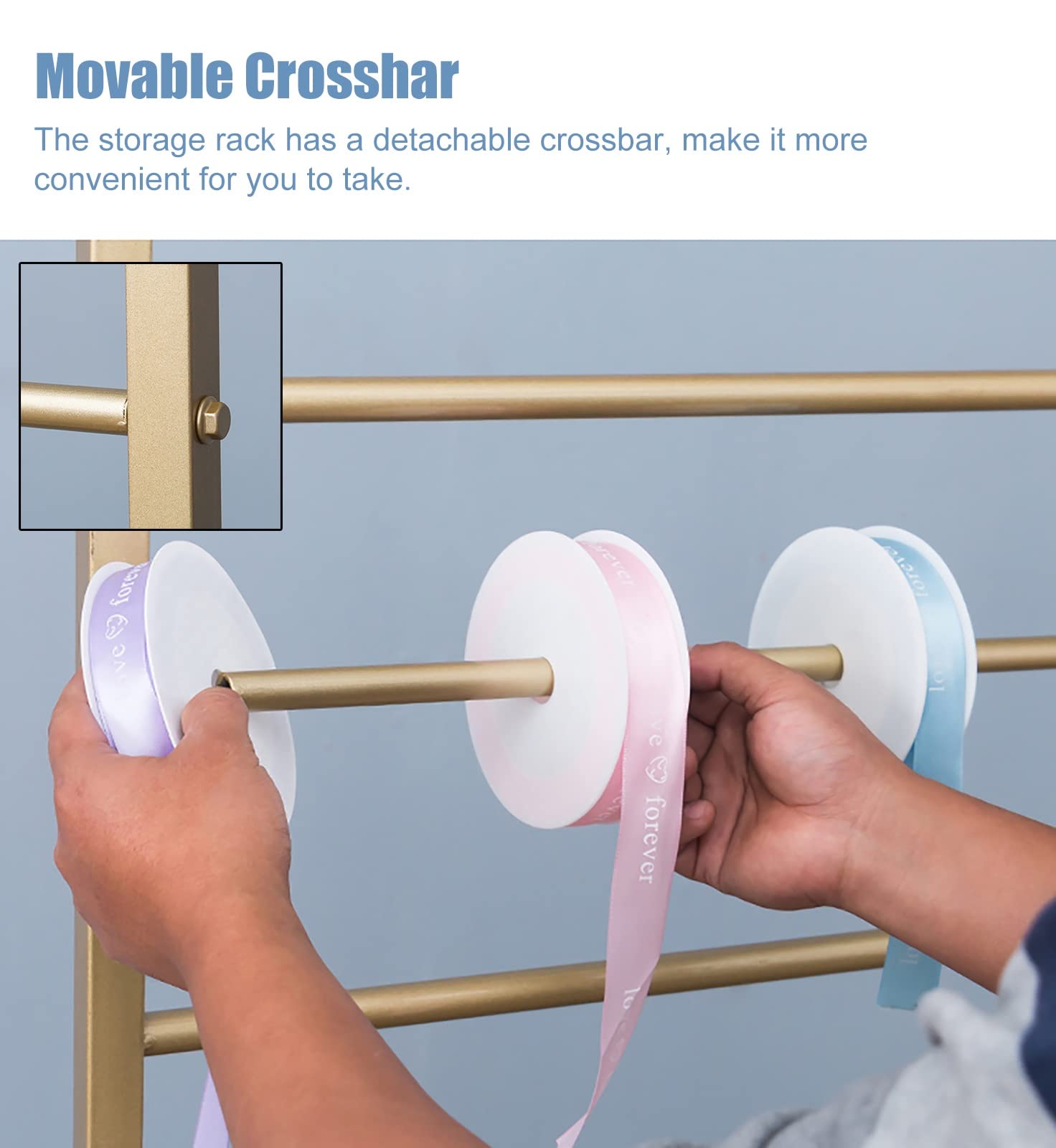 Supporto per espositore per carta da regalo/nastro per negozio di fiori per stanza dell'artigianato, scaffale per organizer per riporre sciarpe moderne da pavimento a 9 strati, ripiano