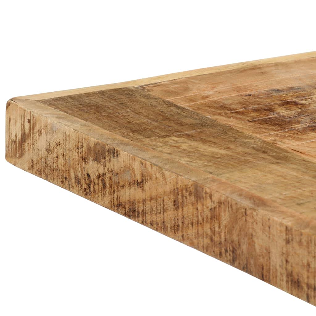 vidaXL Mesa de Comedor Madera Maciza de Mango Rugosa 140x70x75 cm
