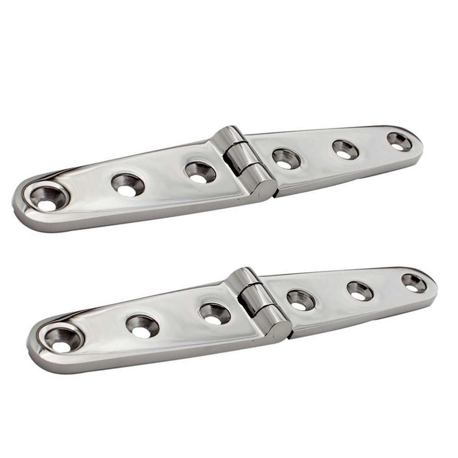 Kdhcvkz 28X152mm 2 Pieces Hinge With 6 Holes 316 Stainless Steel 152Mm Polish Door Hinges