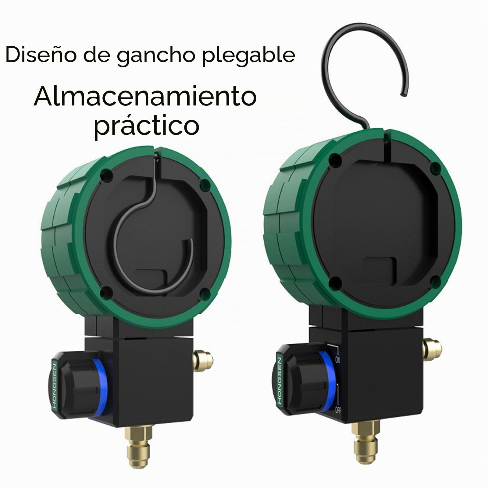 Sxhlseller Probador de Presión y Vacío de HVAC digital: Válvula de un Metro Multifunción para el de Aire Acondicionado