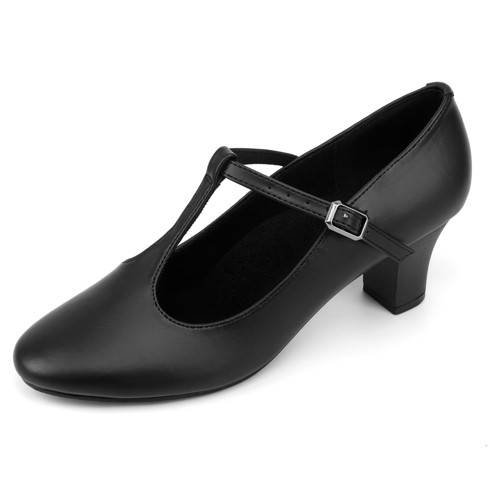 Scarpe da donna T-Strap Punta chiusa Latina Salsa Tango Danza Pratica Scarpa Studente Footlight Scarpe da ballo