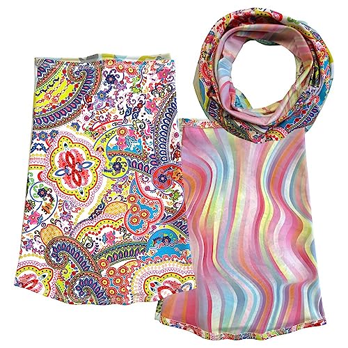Image of BANDI UPF 50+ Sun Protective Wrap - Reversible Neck Gaiter, Lightweight Scarf with UV Protection for Travel, Made in USA