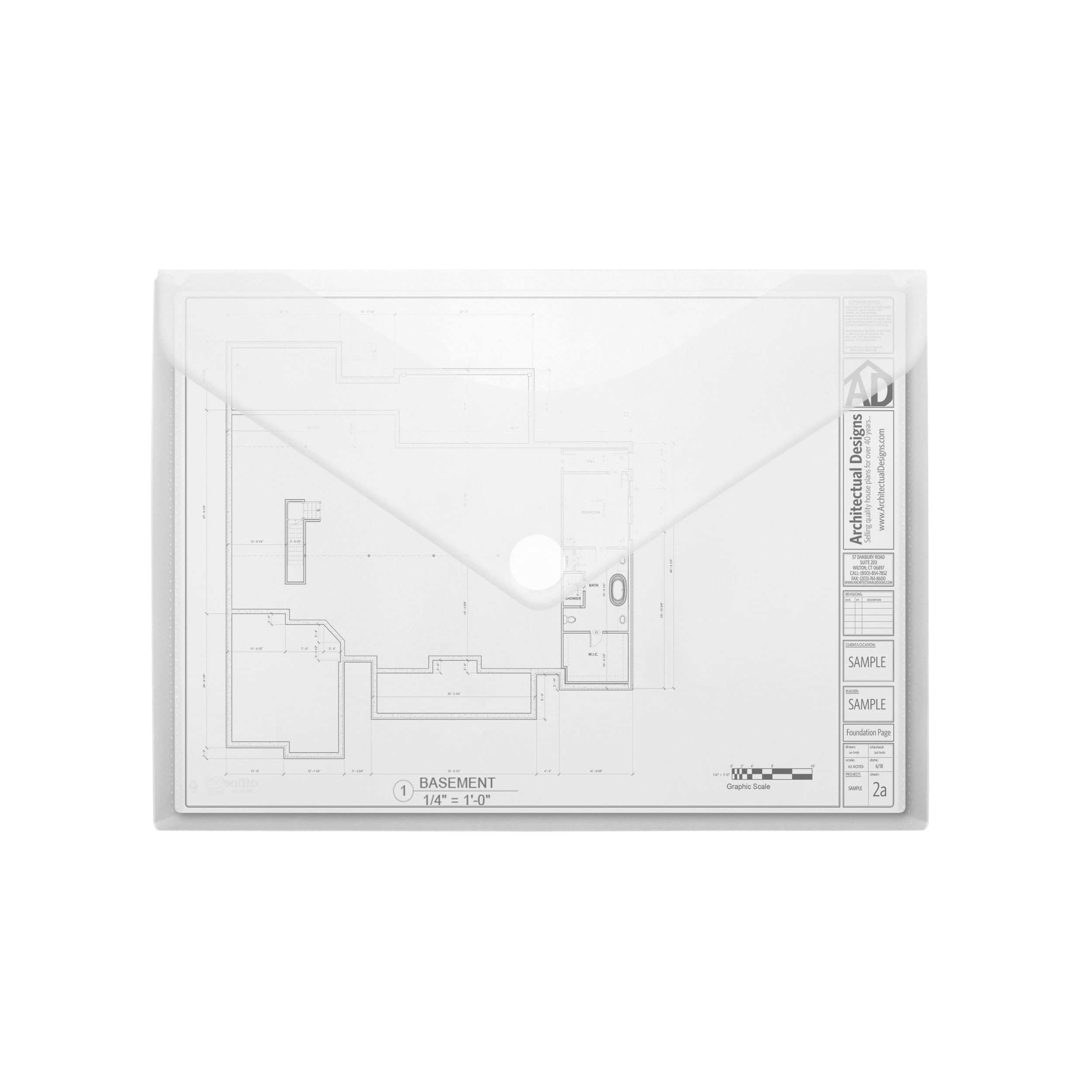 Office Box, Pack 5 Carpetas Sobre con Cierre de V-lock - Tamaño A2 – 43.5 x 61 cm – Posters, arte, grandes formatos – en Cristal Transparente con Textura Soft Touch, 100% Eco.