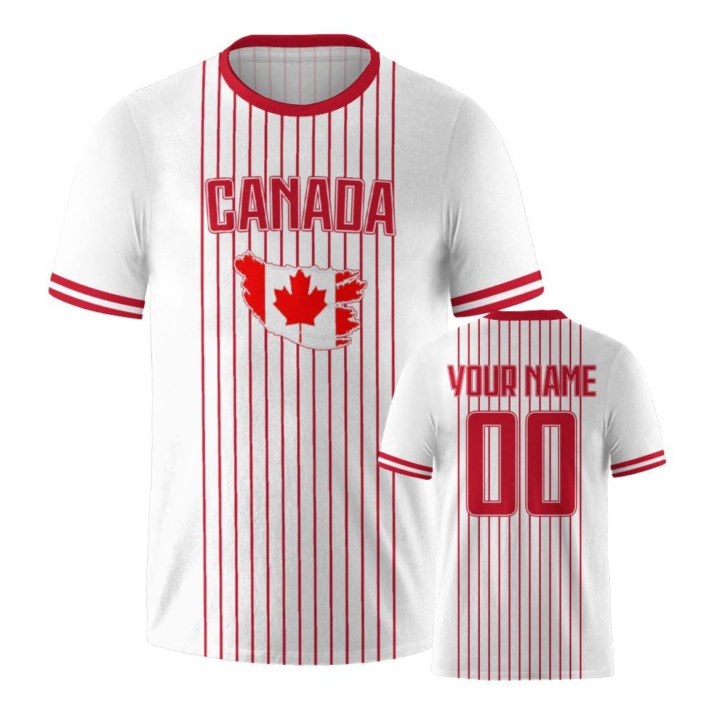 Custom Soccer T-Shirt National Team Personalized Name Number Men Women Youth XS-5XL