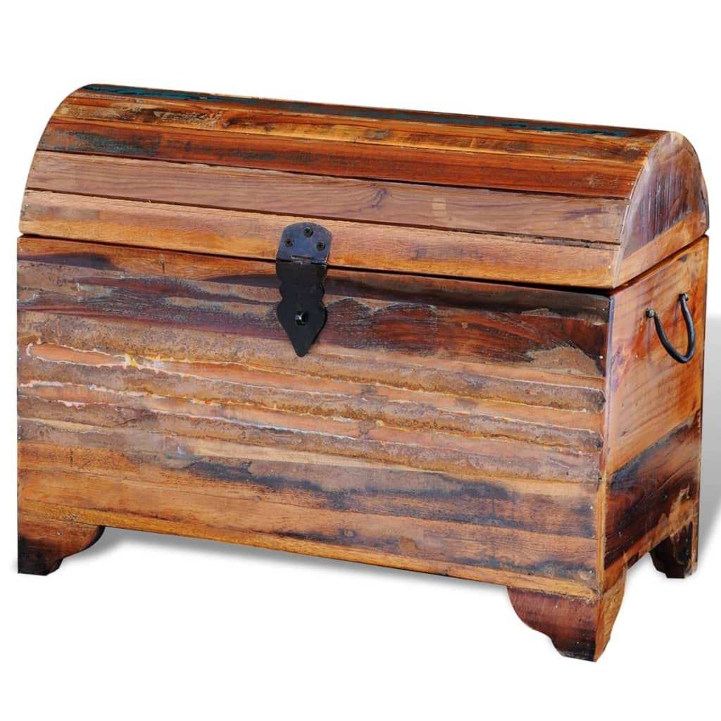 vidaXL Aufbewahrungstruhe Vintage Recyceltes Massivholz Schatztruhe Truhe