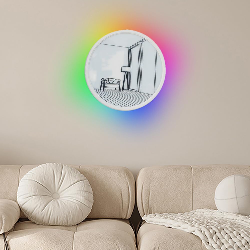 AVCULT Light Up Painting, 16 RGB Colors Dimmable Wall Sconce,Light Up Picture LED Wall Art,LED Wall Mounted Lamp,Remote Control LED Glowing Photo Frame For Bedroom Living Room Home Dormitory