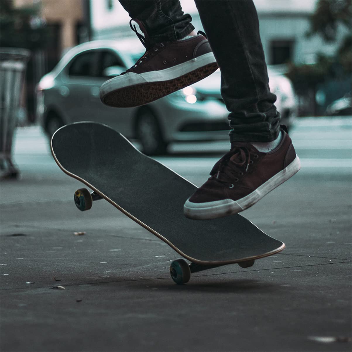Ruban Antidérapant Skateboard Doigt 5 Pièces en Émeri pour Garçon et Filles