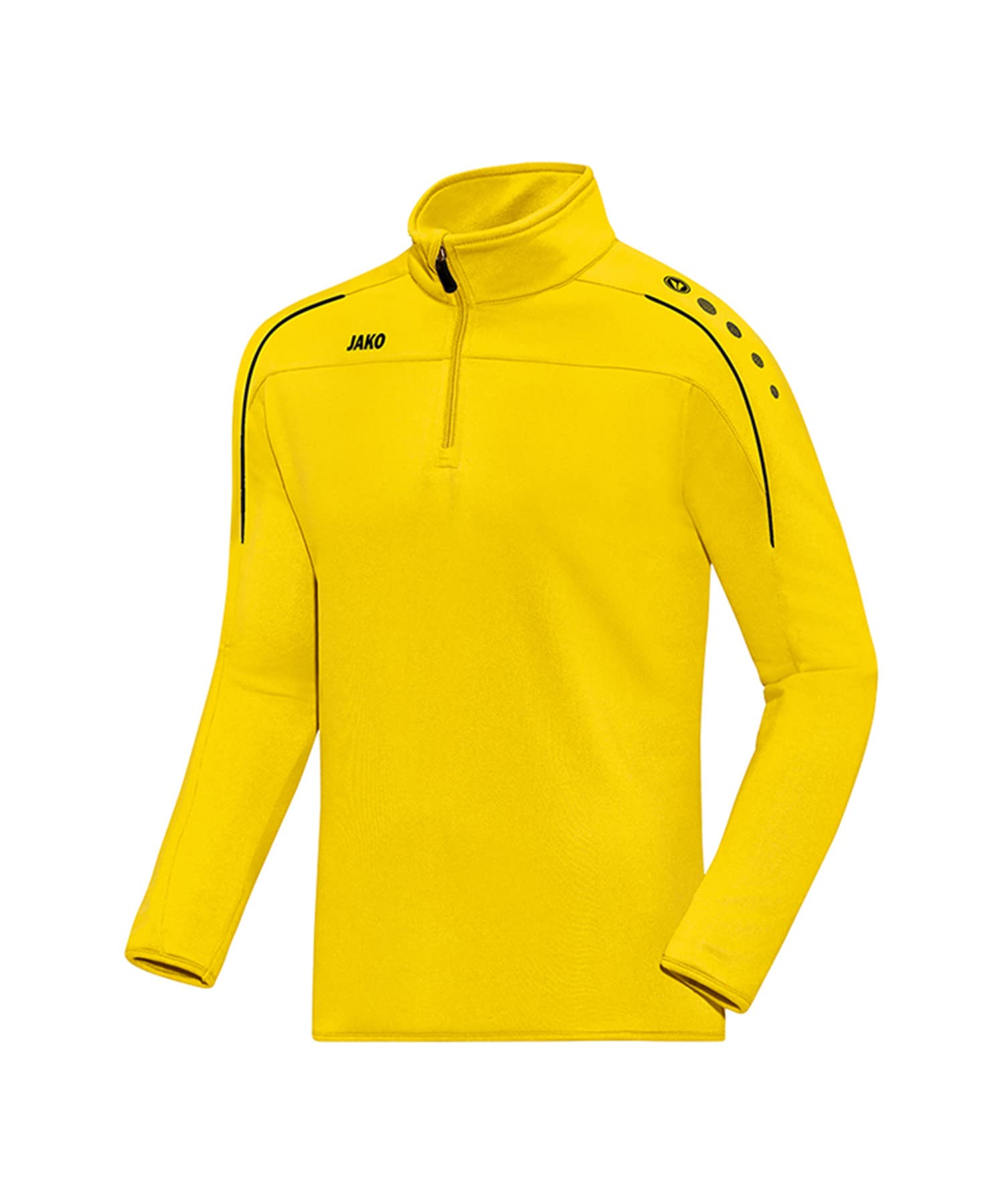 JAKO Classico 8650 Men's Training Zip Top 3XL Night Blue/Citro, unisex_child, Training zip., 8650, Lemon, 152 (EU)
