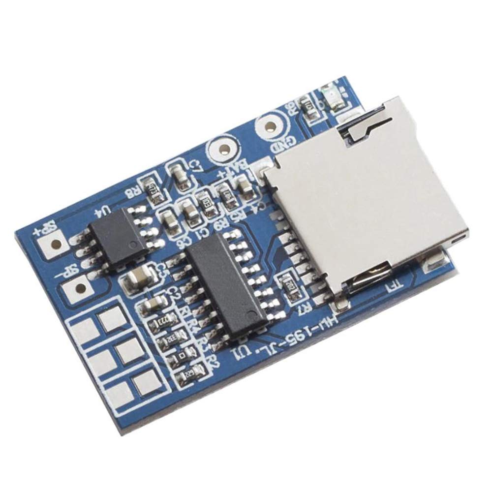 Youmile 5Pack TF Card Scheda di decodifica MP3 Modulo amplificatore 2W 3.7V / 5V Supporto Supporto Radio FM Modalità audio Youmile 5Pack TF Card Scheda di decodifica MP3 Modulo amplificatore 2W 3.7V / 5V Supporto Supporto Radio FM Modalità audio
