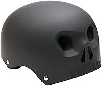 Vista 7 de Mongoose - Casco de bicicleta juvenil con caparazón duro para la calle, modelo calavera, multideporte, varios