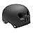 Mongoose Street Hardshell Skull Youth Bike Helmet, Matte Black