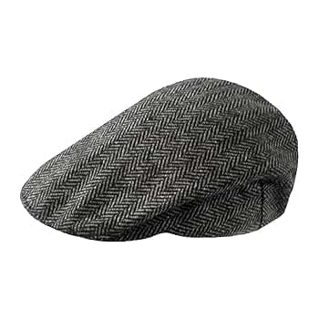 帽子 BOHEMSEO [2ND] TWEED HUNTING CAP, BLACK 帽子 BOHEMSEO [2ND] TWEED HUNTING CAP, BLACK Men's Hat Warm