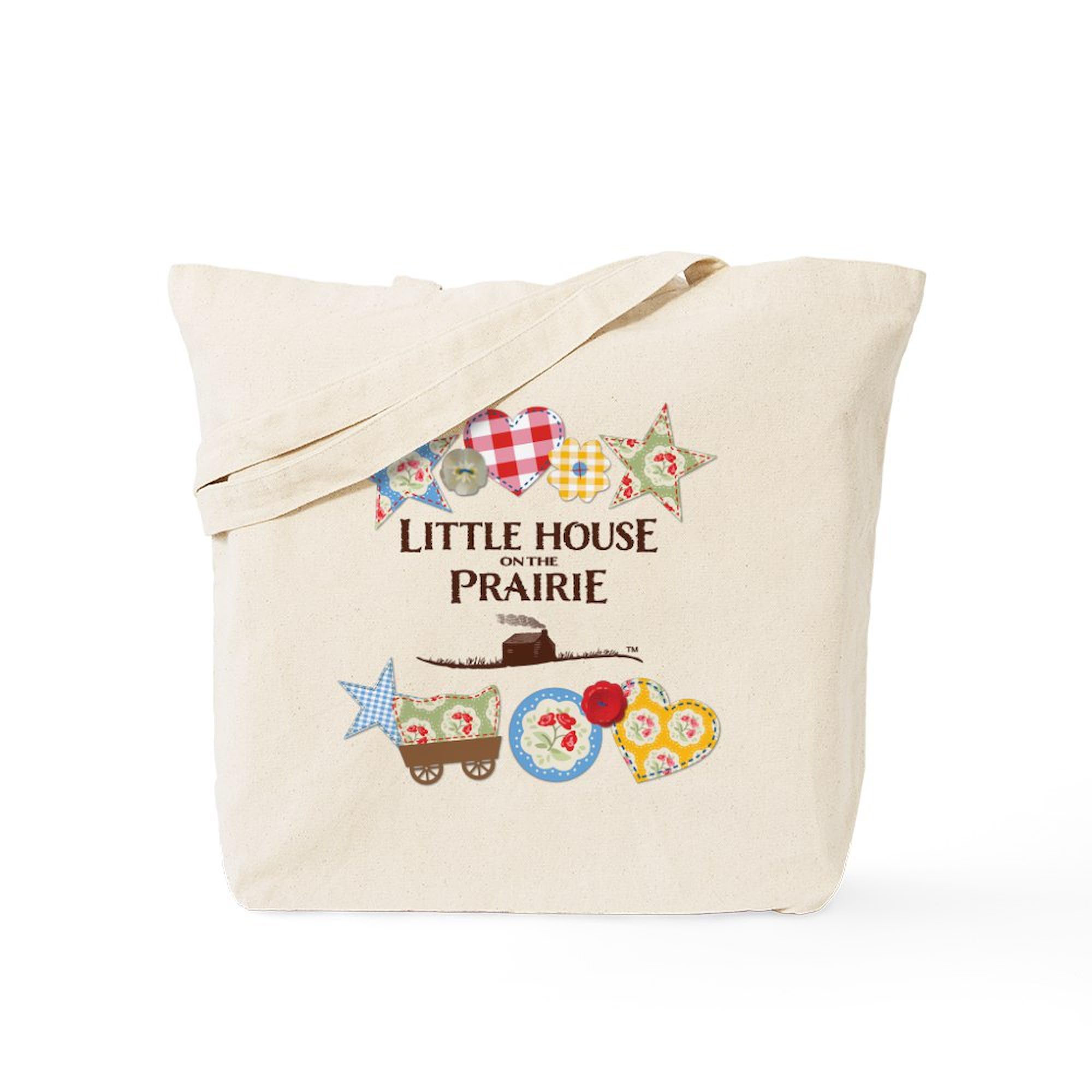 CafePress Little House On The Prairie Reusable Natural Beige Canvas Shopping Bag