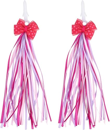 BESPORTBLE 1 par de cintas con flecos para adornos para niños, accesorios de bicicleta para niños, decoración de bicicletas, borla, cinta de